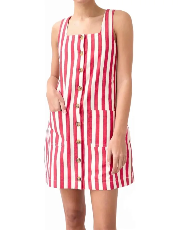 Maddi Striped Mini Dress