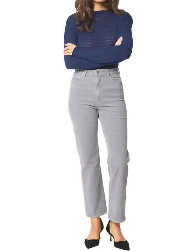 High Rise Straight Leg Pants