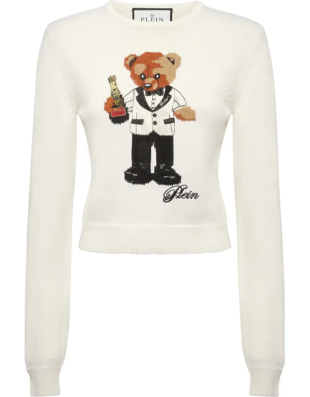 Cropped Round Neck Pullover