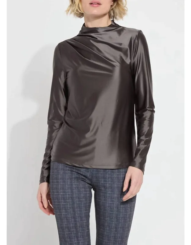 Satin Jersey Top