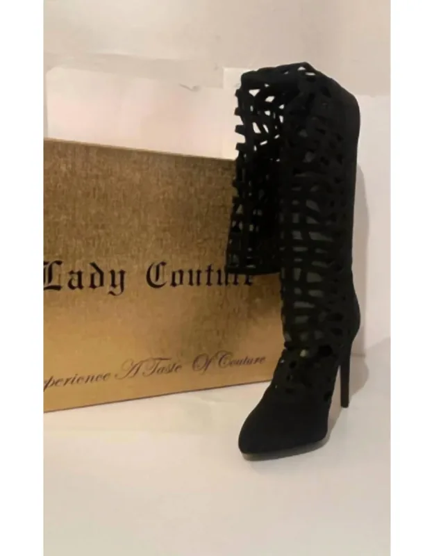 Over The Knee Cage Boots