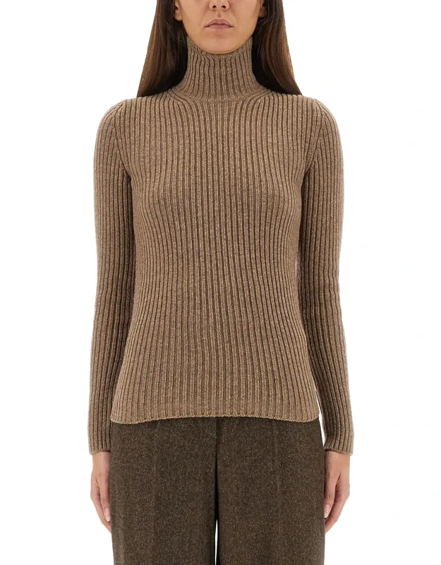 Ribbed Turtleneck Sweater