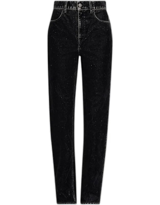 Journey Straight Velvet-effect Jeans