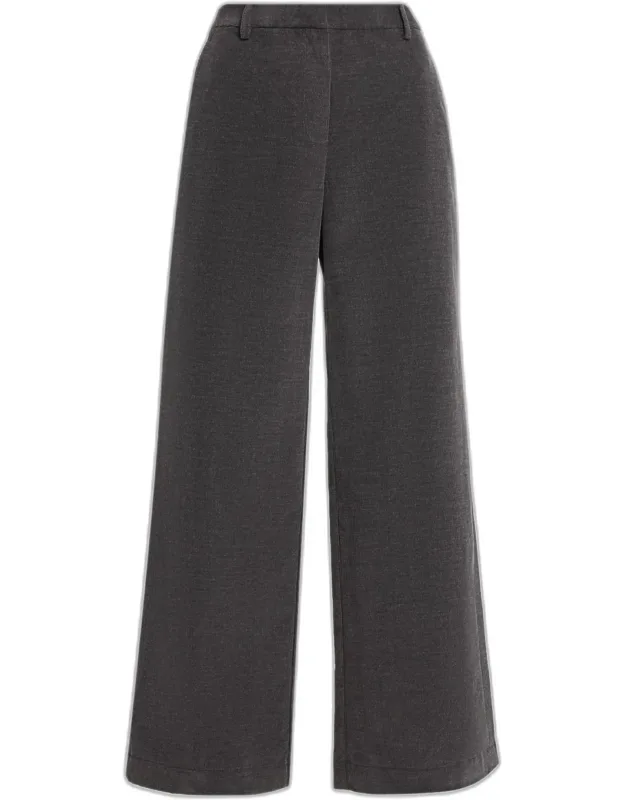 Corduroy Straight-leg Pants