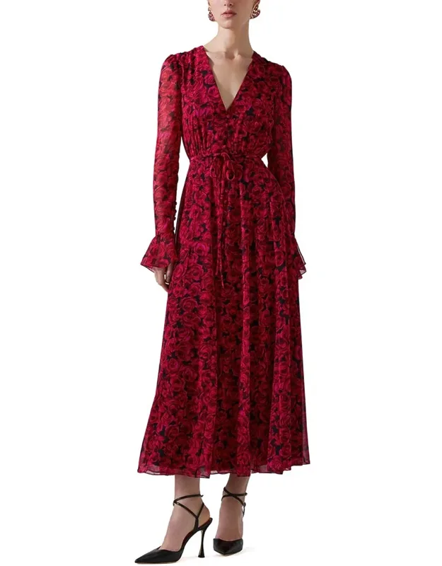 Button Midi Dress