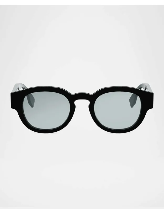Signature Acetate Round Sunglasses