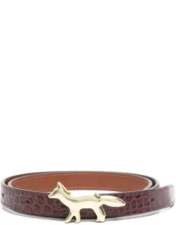 Profile Fox Leather Belt