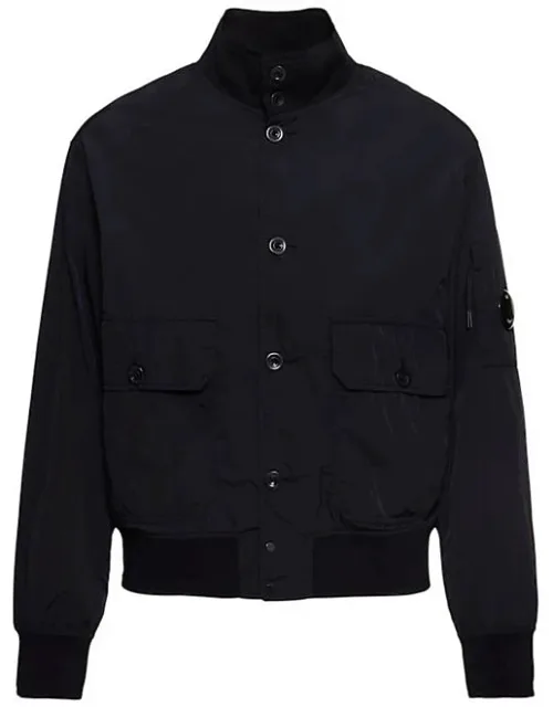 Jacket With Tonal Logo Detail