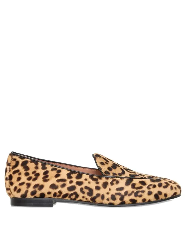 Leopard-print Slipper Shoes
