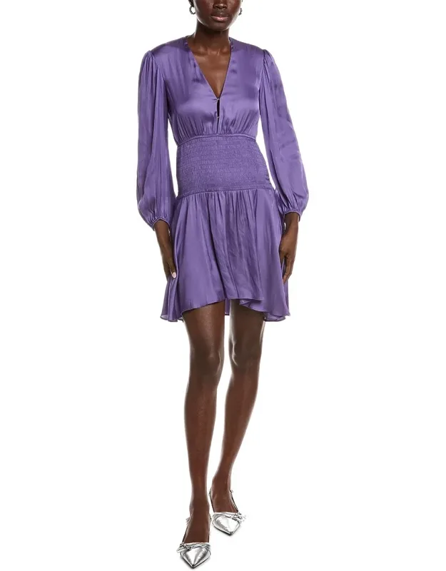 Smocked Waist Mini Dress