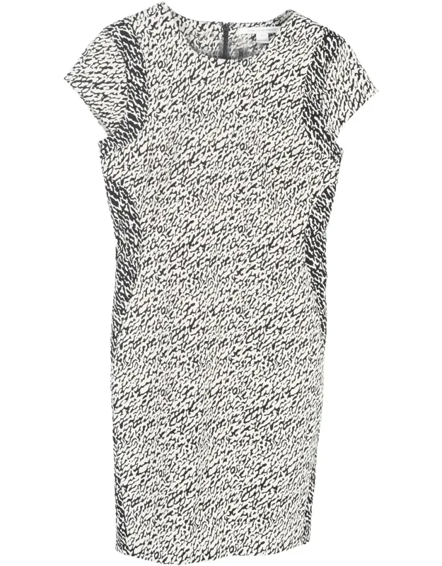 Snake Wave Sheath Mini Dress