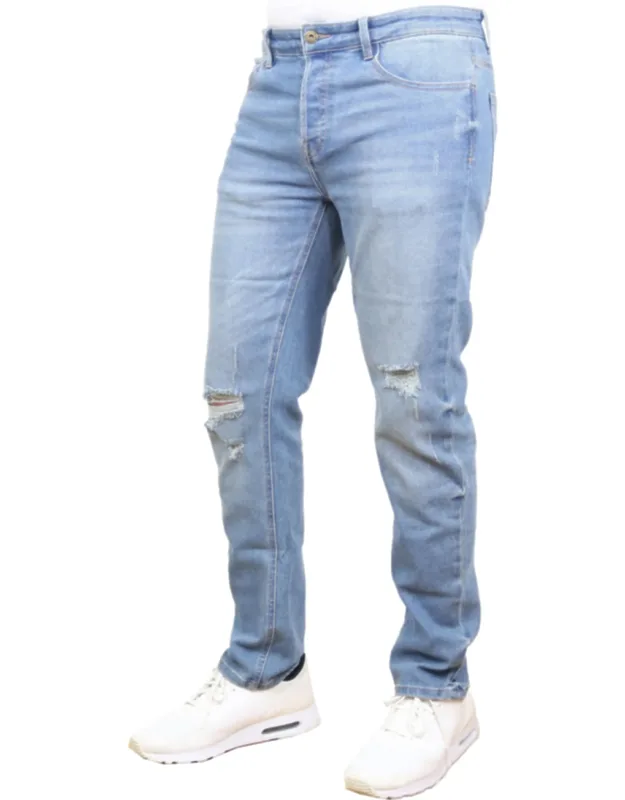 Stretch Ripped Jeans