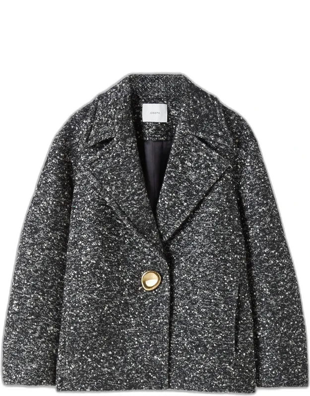 Donegal Tweed Wool Coat