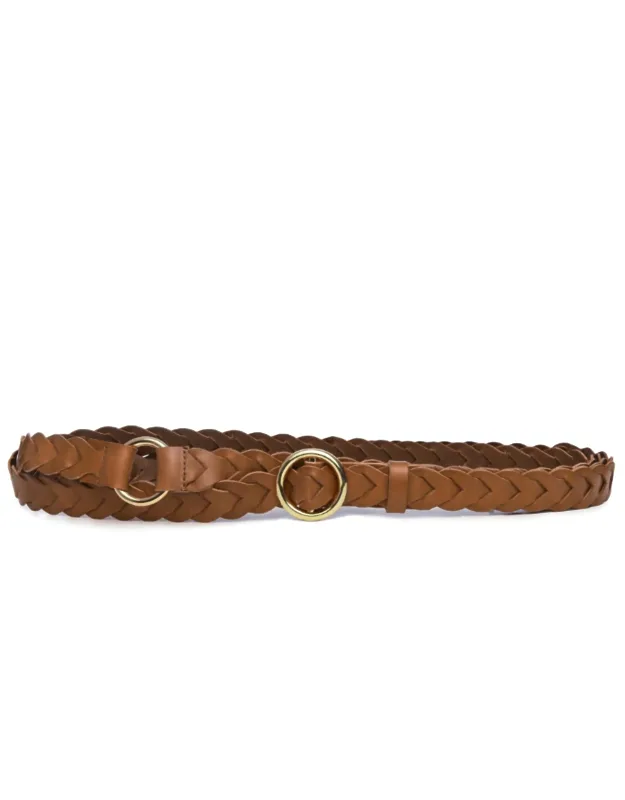 Braided O Ring Wrap Belt