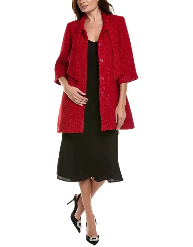Wool-blend Coat