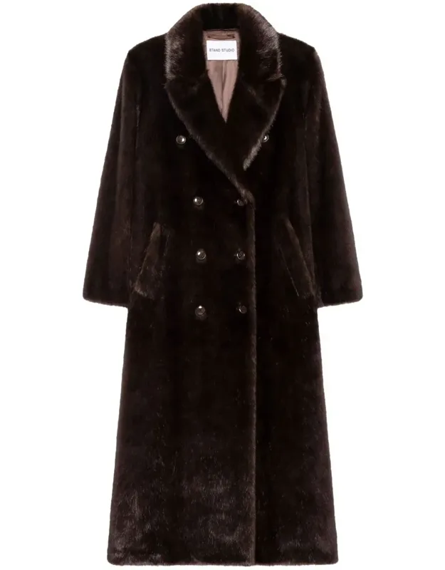 Faux Fur Long Coat