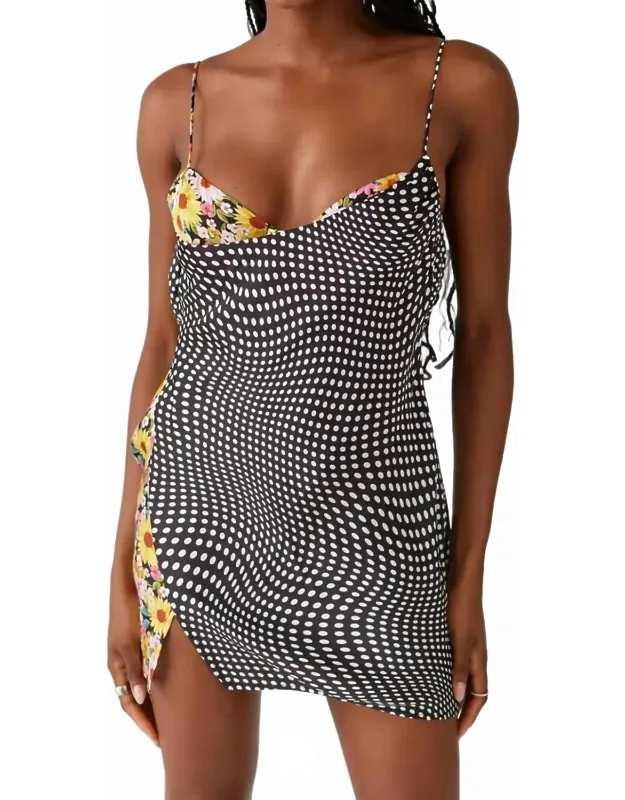 Anya Mini Dress With Spaghetti Straps And Sweetheart Neckline