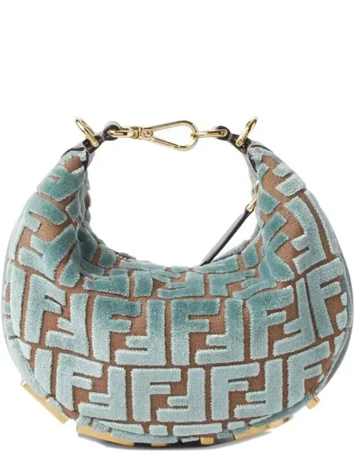 Graphy Mini Hobo In Ff Jacquard Velvet Bag