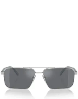 Prada Eyewear Sunglasses Irregular Silver Acetate/metal Italy