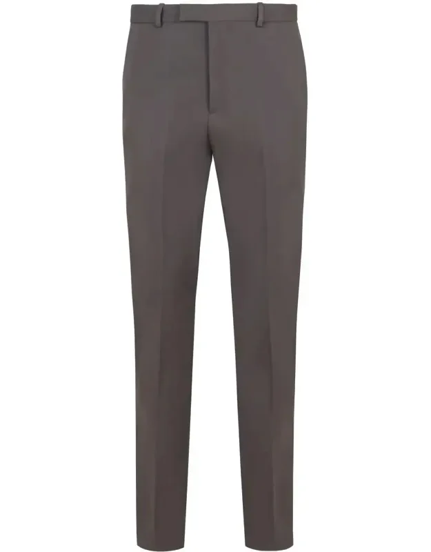 Pants In Heavy Wool Satin