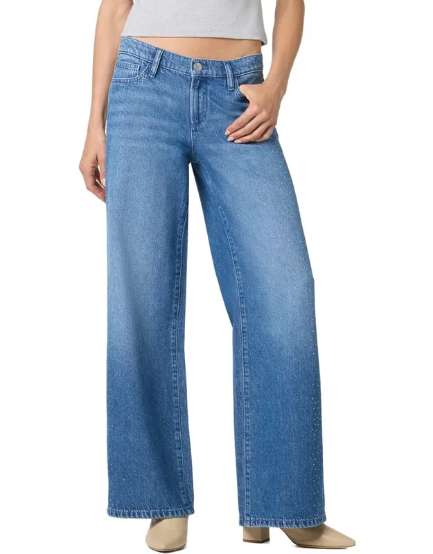 Low Rise Wide Leg Jean
