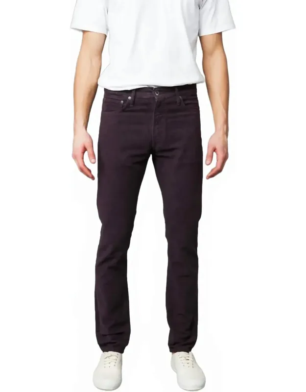 Tapered Moleskin Jeans