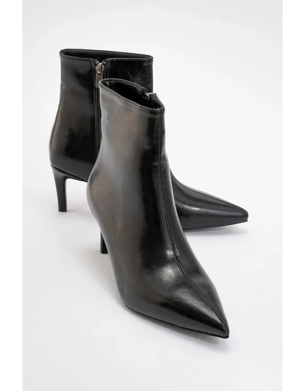 Noya Stiletto Boot With 2.8" Heel And Warm Lining