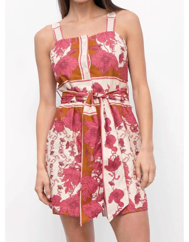 Border Mini Dress