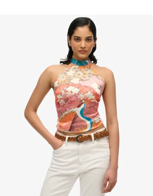 Jacquard Halter Top