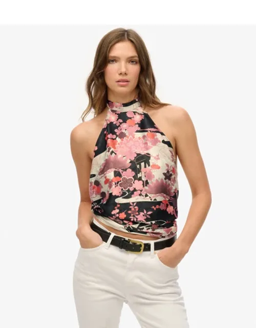 Jacquard Halter Top