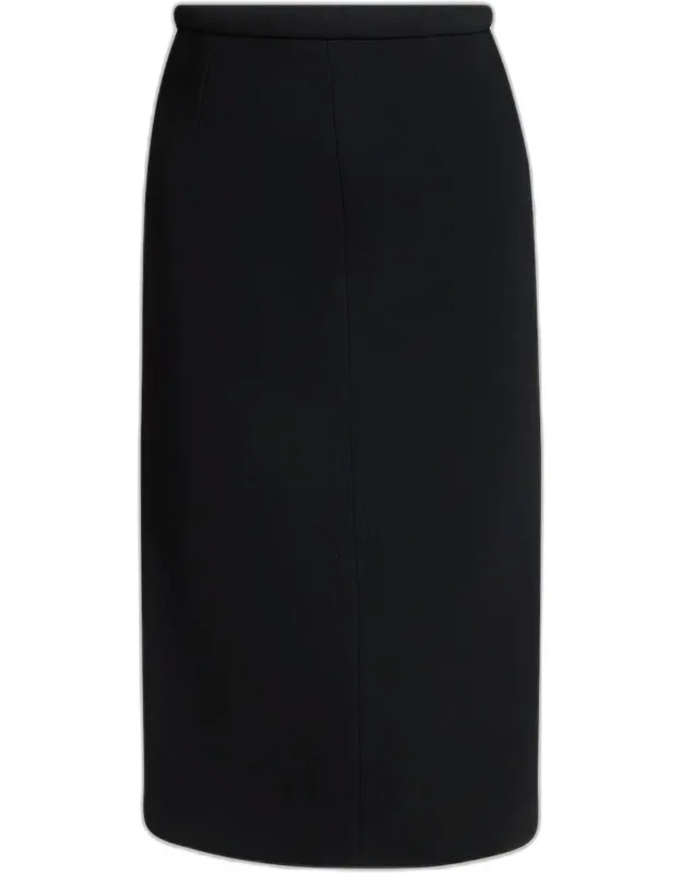 Pencil Skirt With Slit