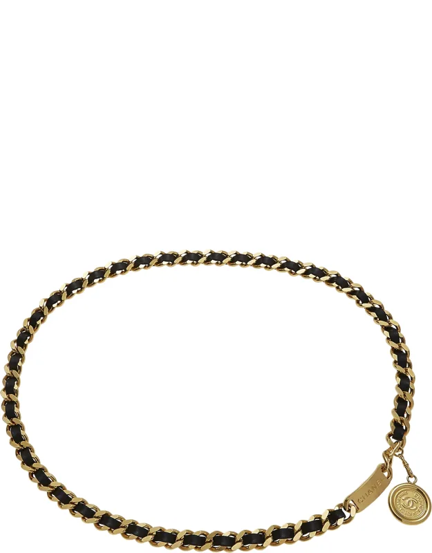 Leather Chain Belt