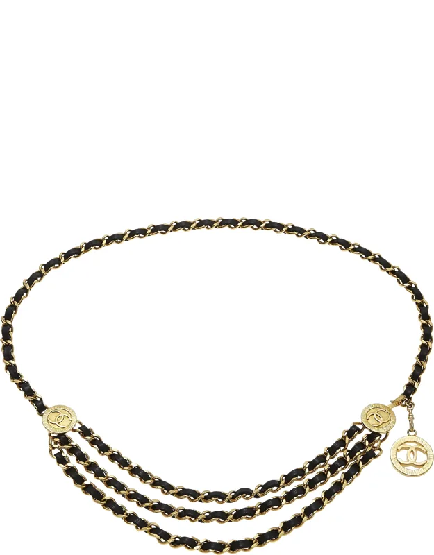 Leather Chain Belt