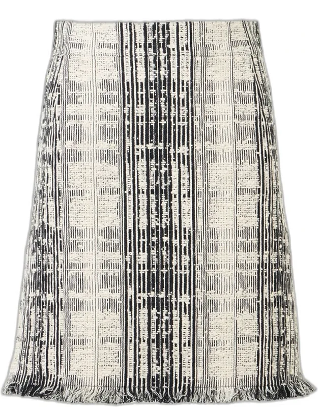 Fringed Mini Skirt