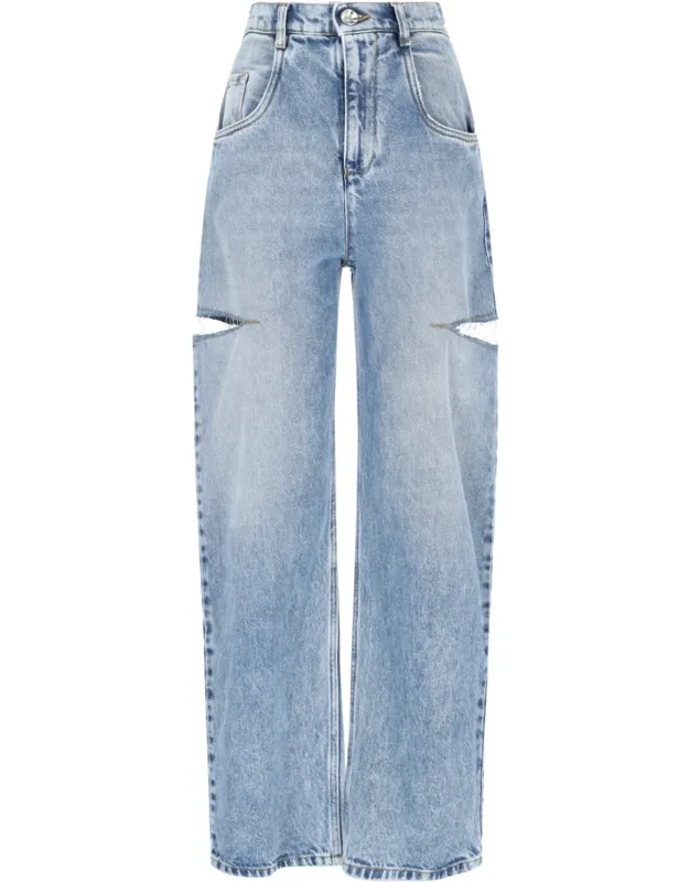 Jeans With Cut-out Details
