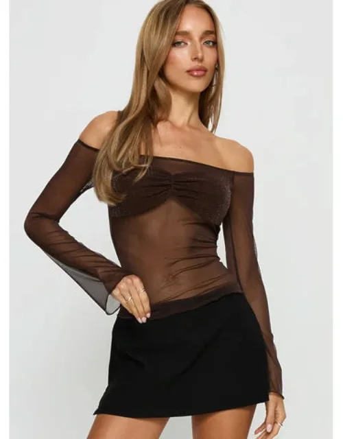 Sheer Long Sleeve Top
