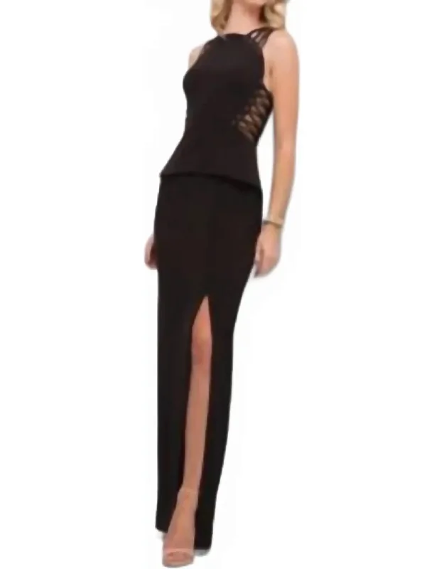 Long Crepe Dress