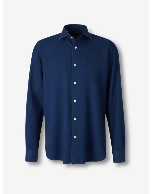 Dress Shirt - High-quality Cotton Blend, Classic Collar