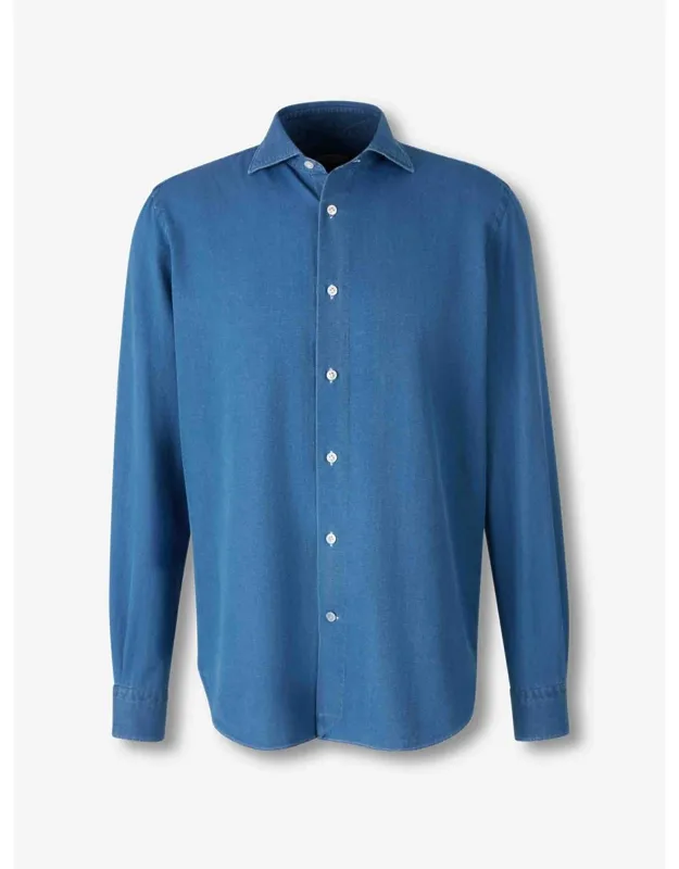 Dress Shirt - High-quality Cotton Blend, Classic Collar
