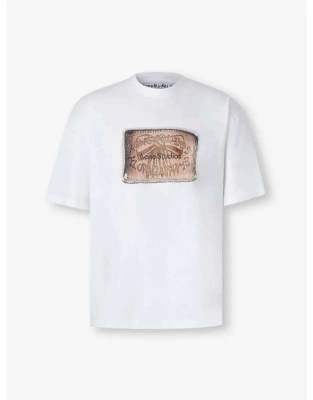 _acne Studios T-shirt - Soft Cotton, Round Neck_