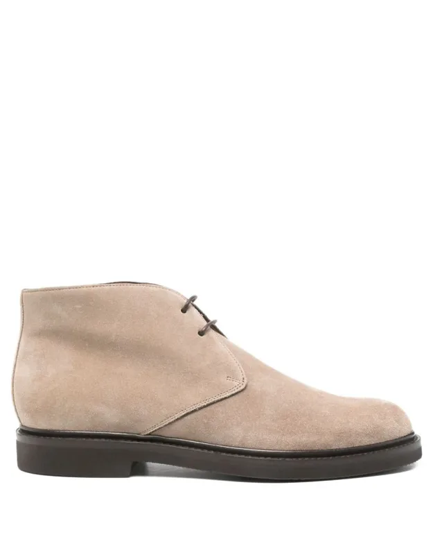 Suede Lace-up Shoes