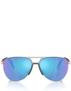 Prada Sunglasses Aviator Silver Ps 53zs 1bc08r