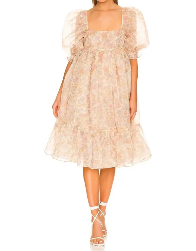 French Puff Dress