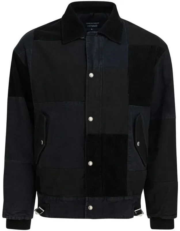 Jacket With Tone-on-tone Patchwork
