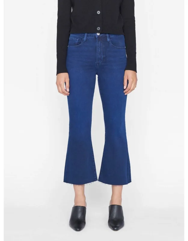 Le Crop Flare Raw After Jeans