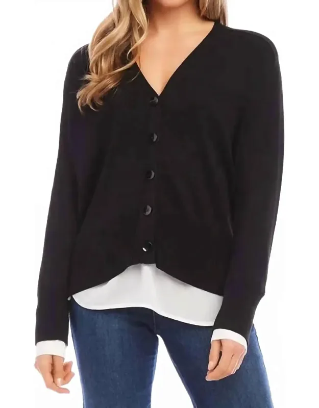 Layered Cardigan