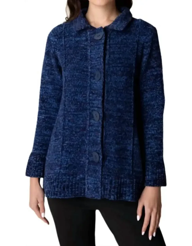 Chenille Knit Cardigan