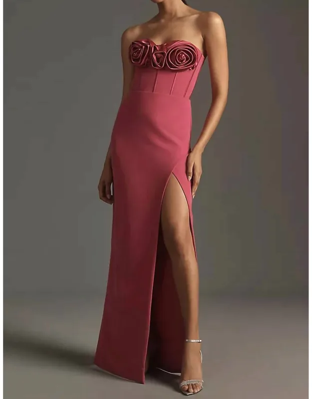 Stella Strapless Long Dress