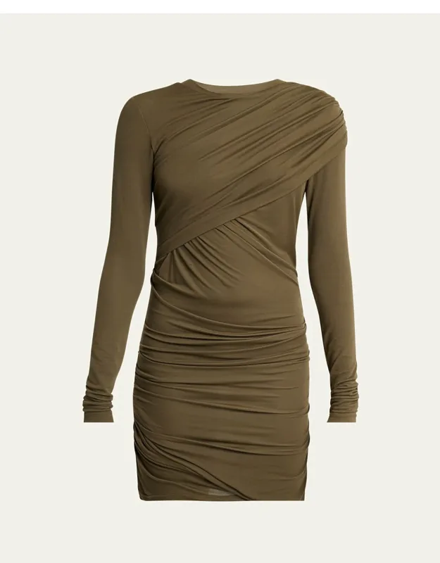 Draped Mini Dress