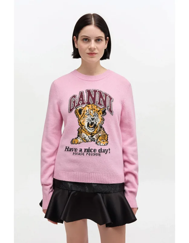 Graphic Wool Jumper